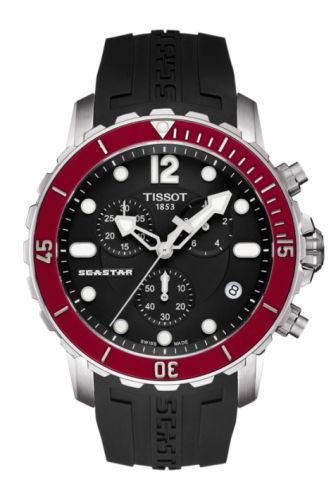 Tissot Seastar 1000 Quartz Chronograph Stainless Steel / Black / Rubber